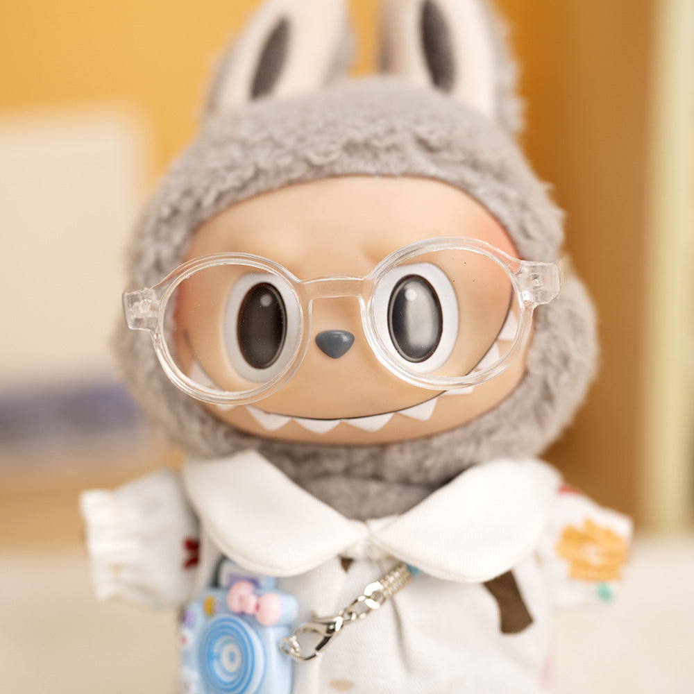 Labubu 17cm Doll Glasses Accessories