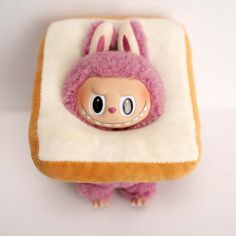 Labubu 17cm Doll Bread Neck Pillow