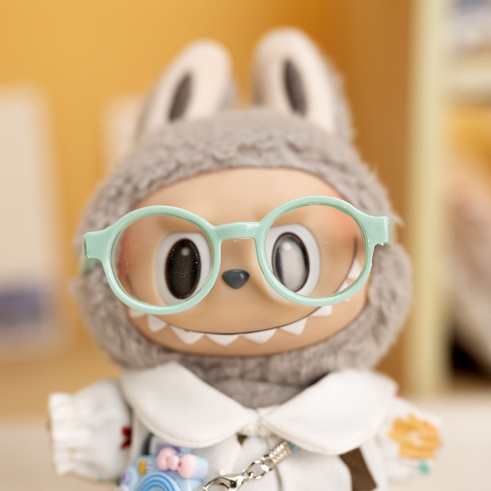 Labubu 17cm Doll Glasses Accessories