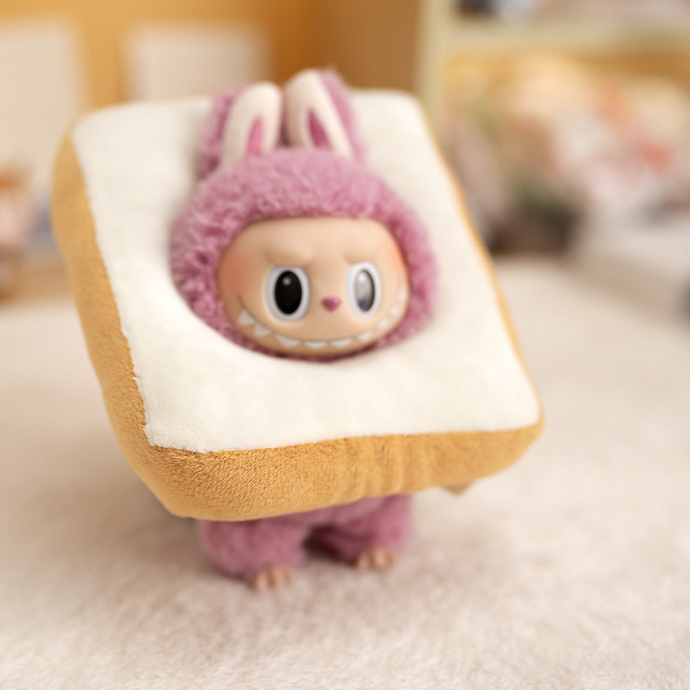 Labubu 17cm Doll Bread Neck Pillow