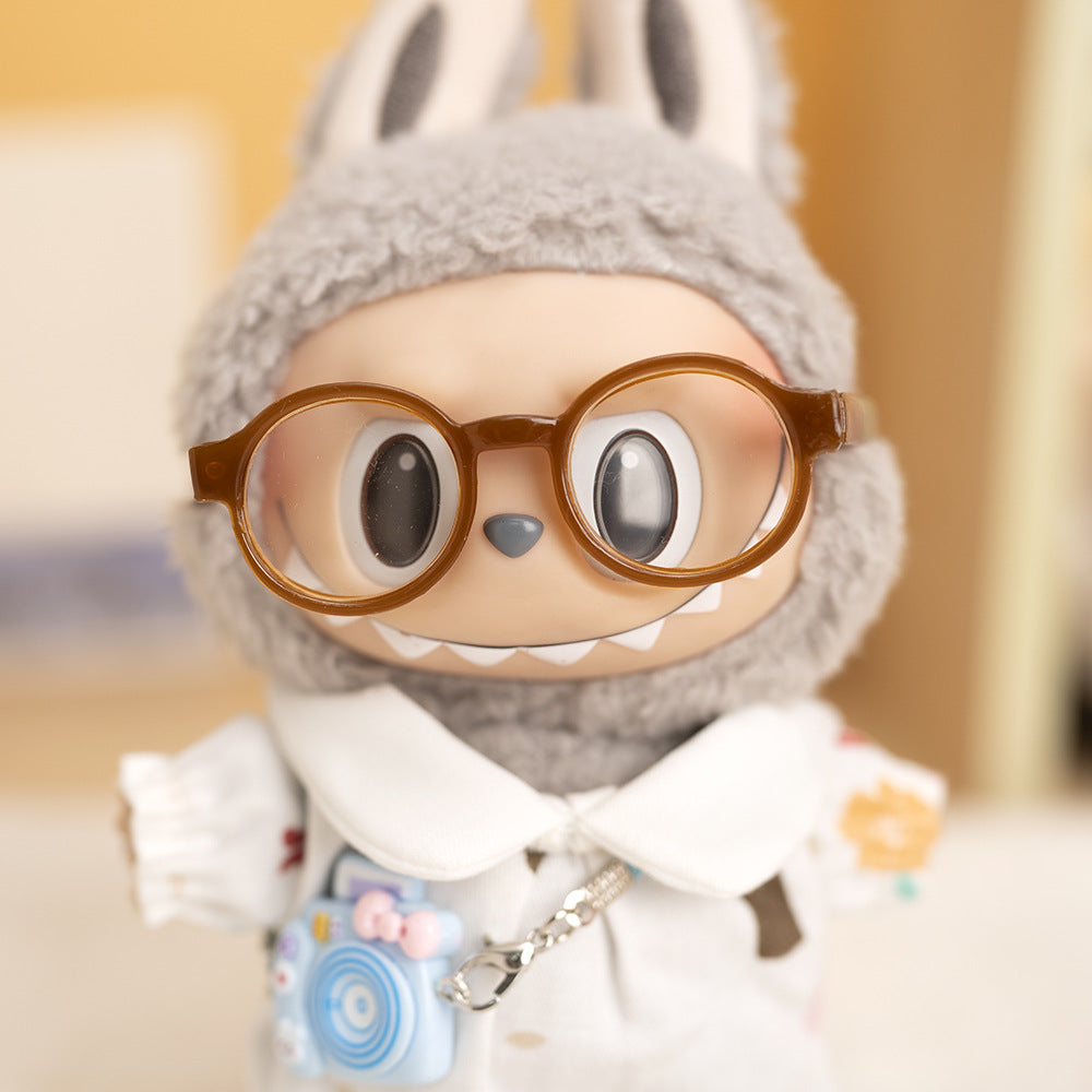 Labubu 17cm Doll Glasses Accessories
