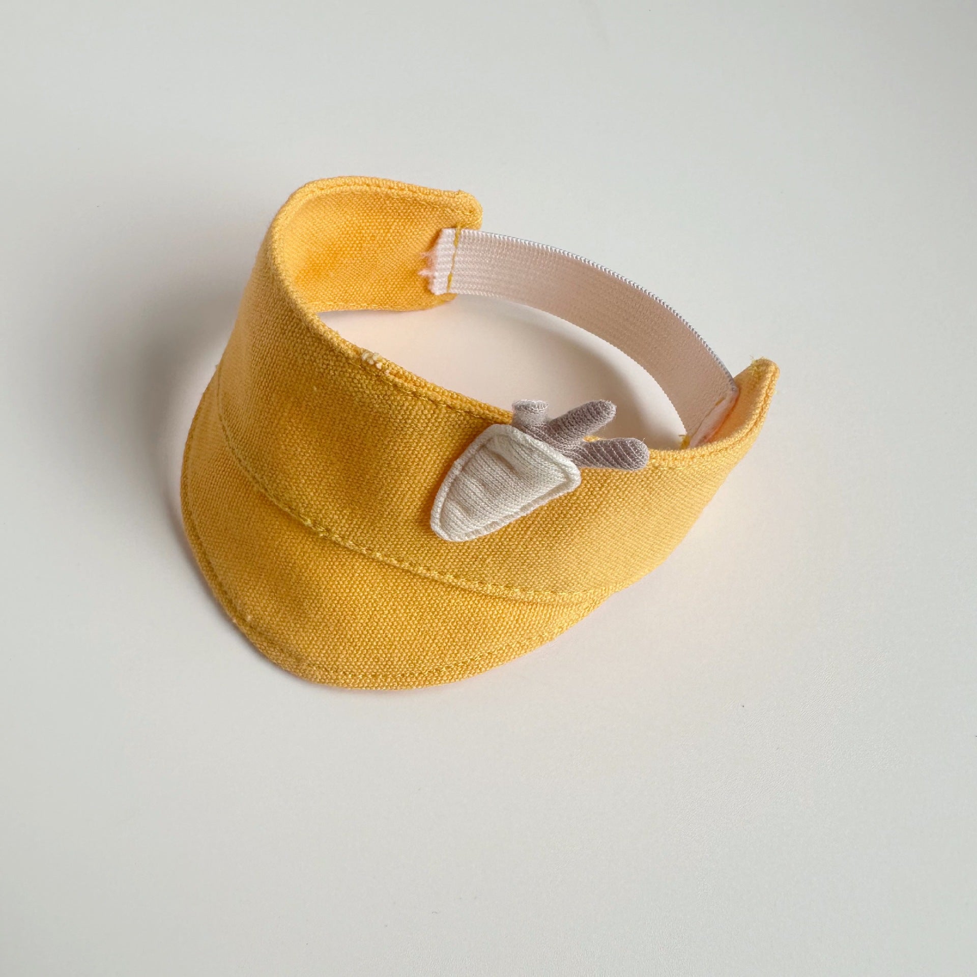 Labubu 17cm Doll Yellow Carrot Clip on Visor